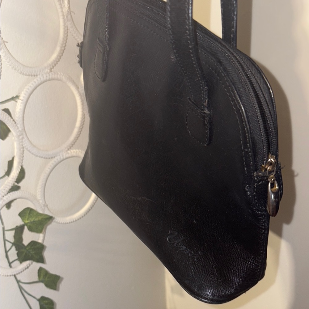 Umi Black Leather Tote